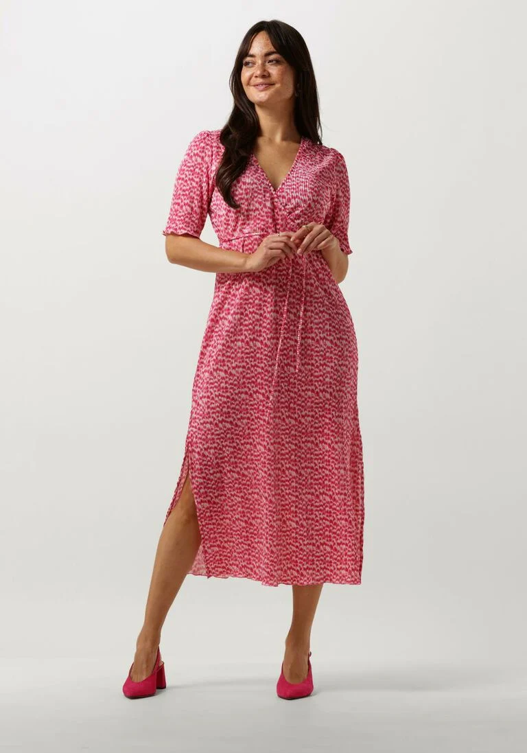 FREEBIRD roze freebird midi jurk astrid