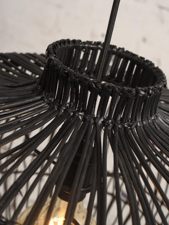Good&Mojo Madagascar hanglamp Ø60 zwart