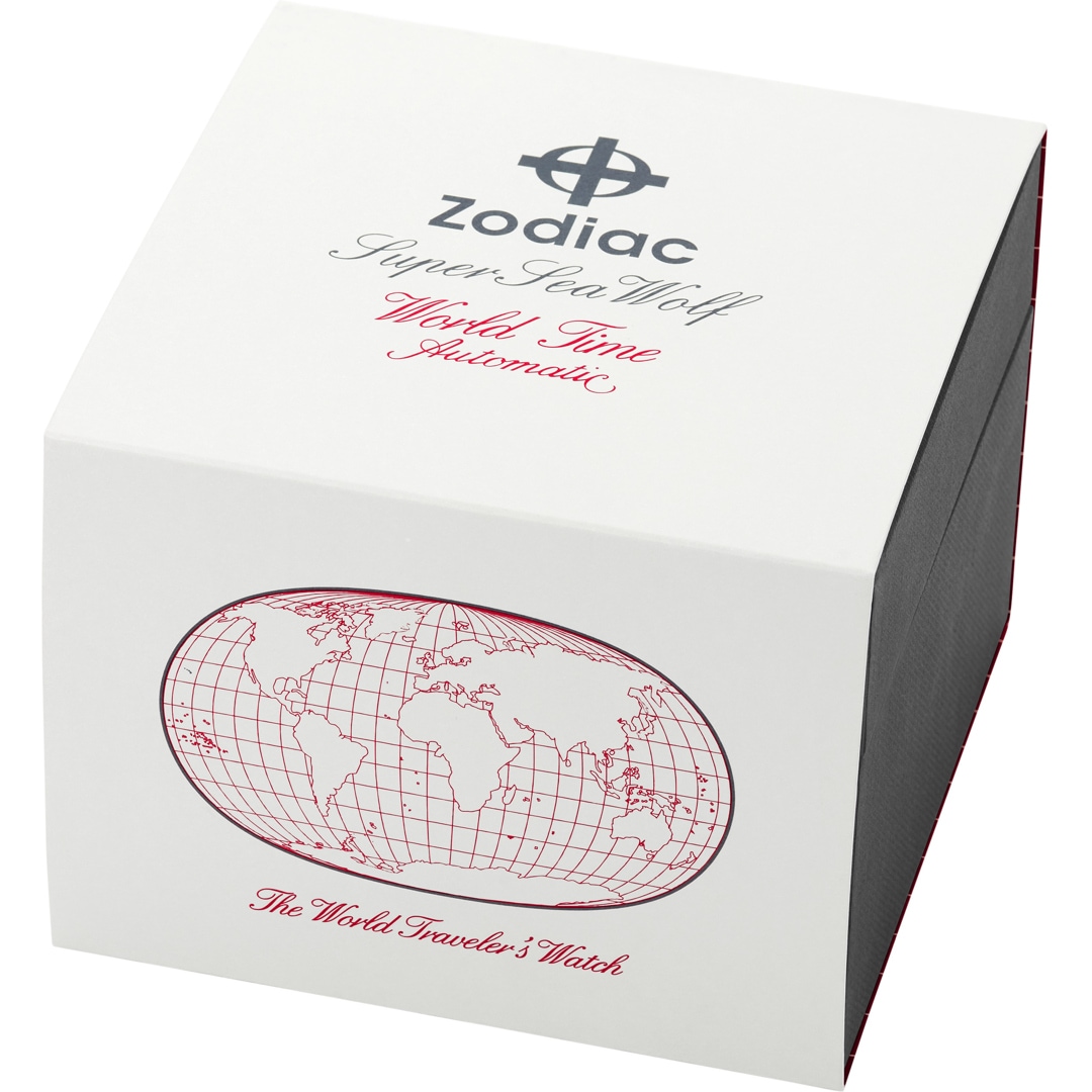 Zodiac Super Sea Wolf GMT World Time Automatic