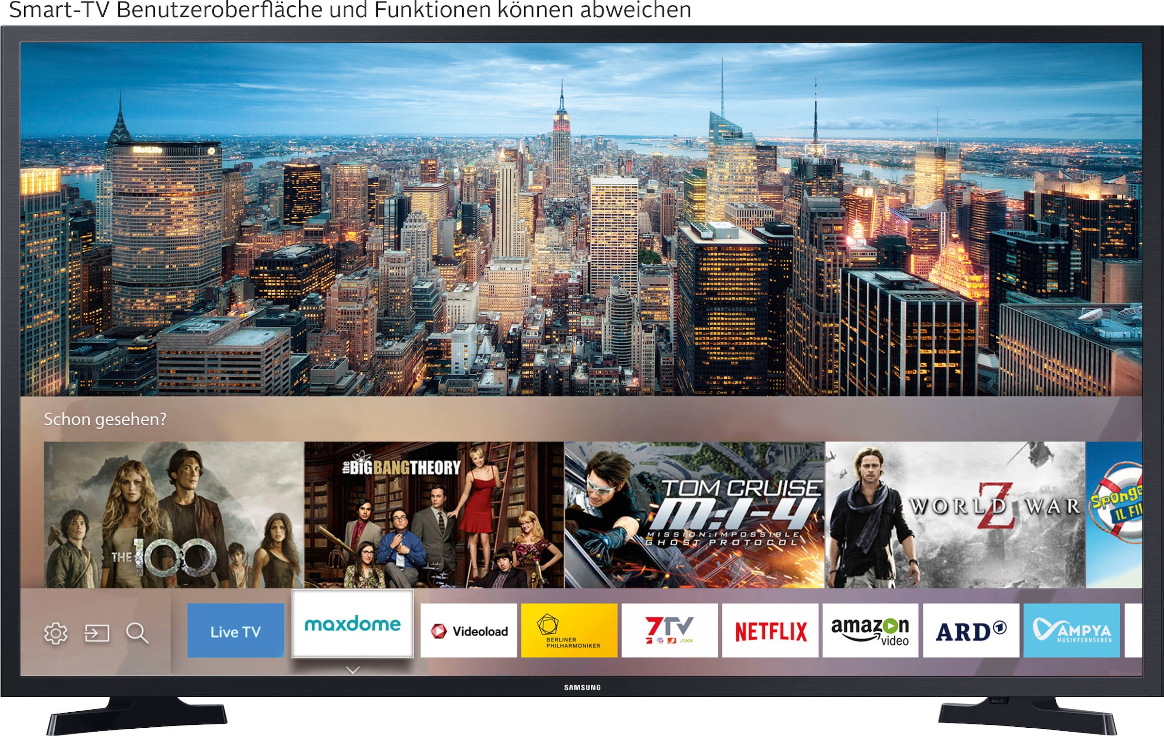 Samsung LED-Fernseher »GU32T5379CD« 80 cm/32 Full HD Smart-TV PurColor,HDR,Contrast Enhancer