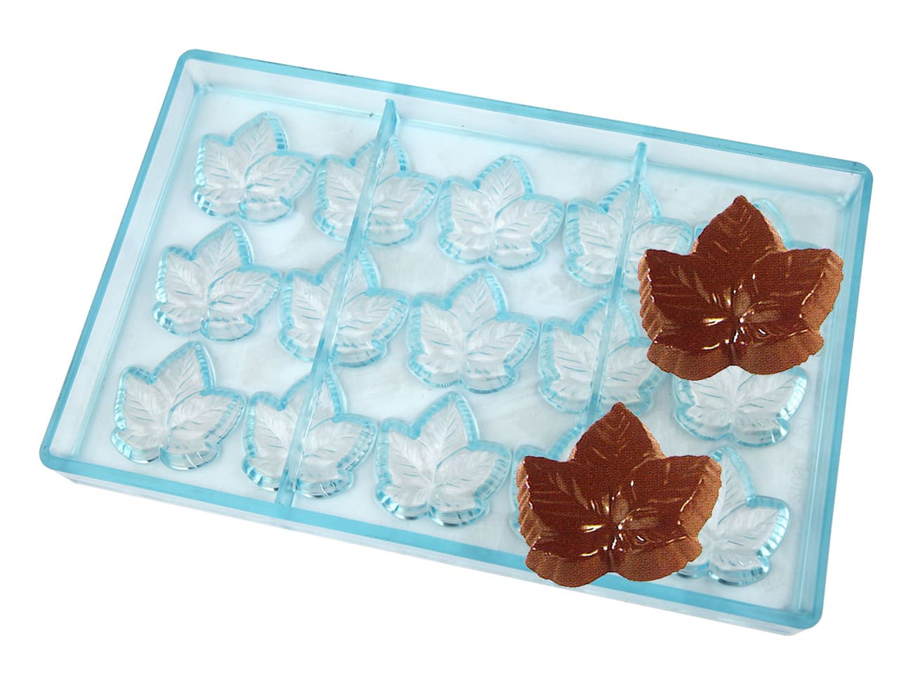 Moule chocolat - 15 feuilles d'érable