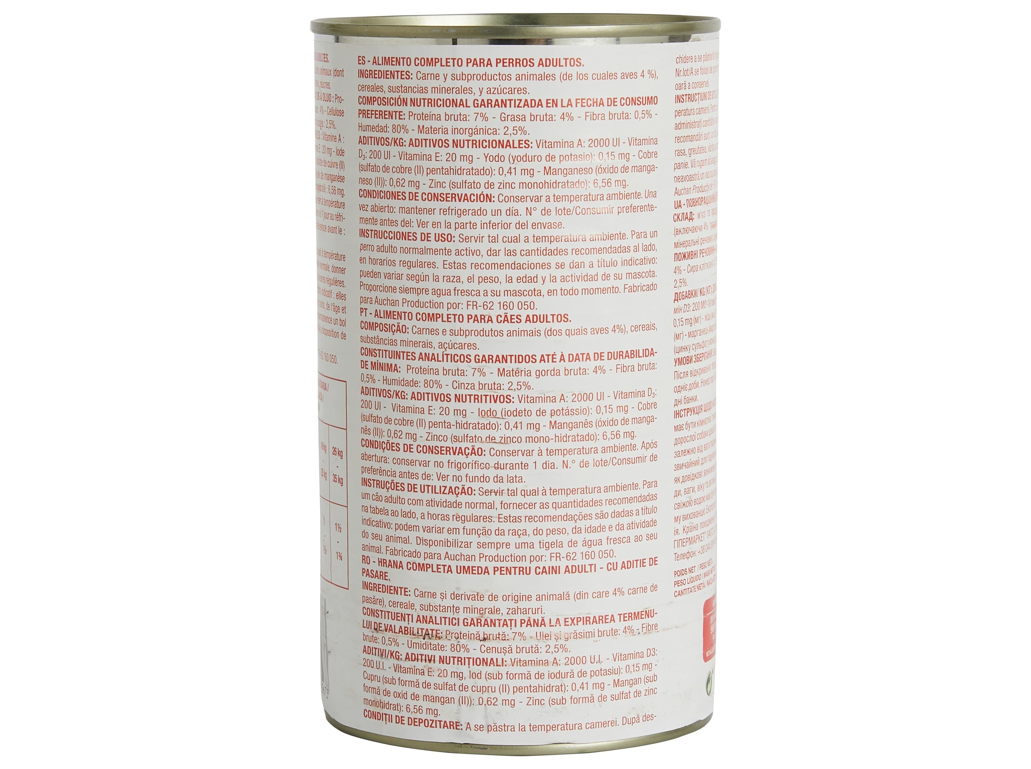 COMIDA HÚMIDA PARA CÃO POLEGAR ALMÔNDEGAS EM MOLHO COM AVES 1200G