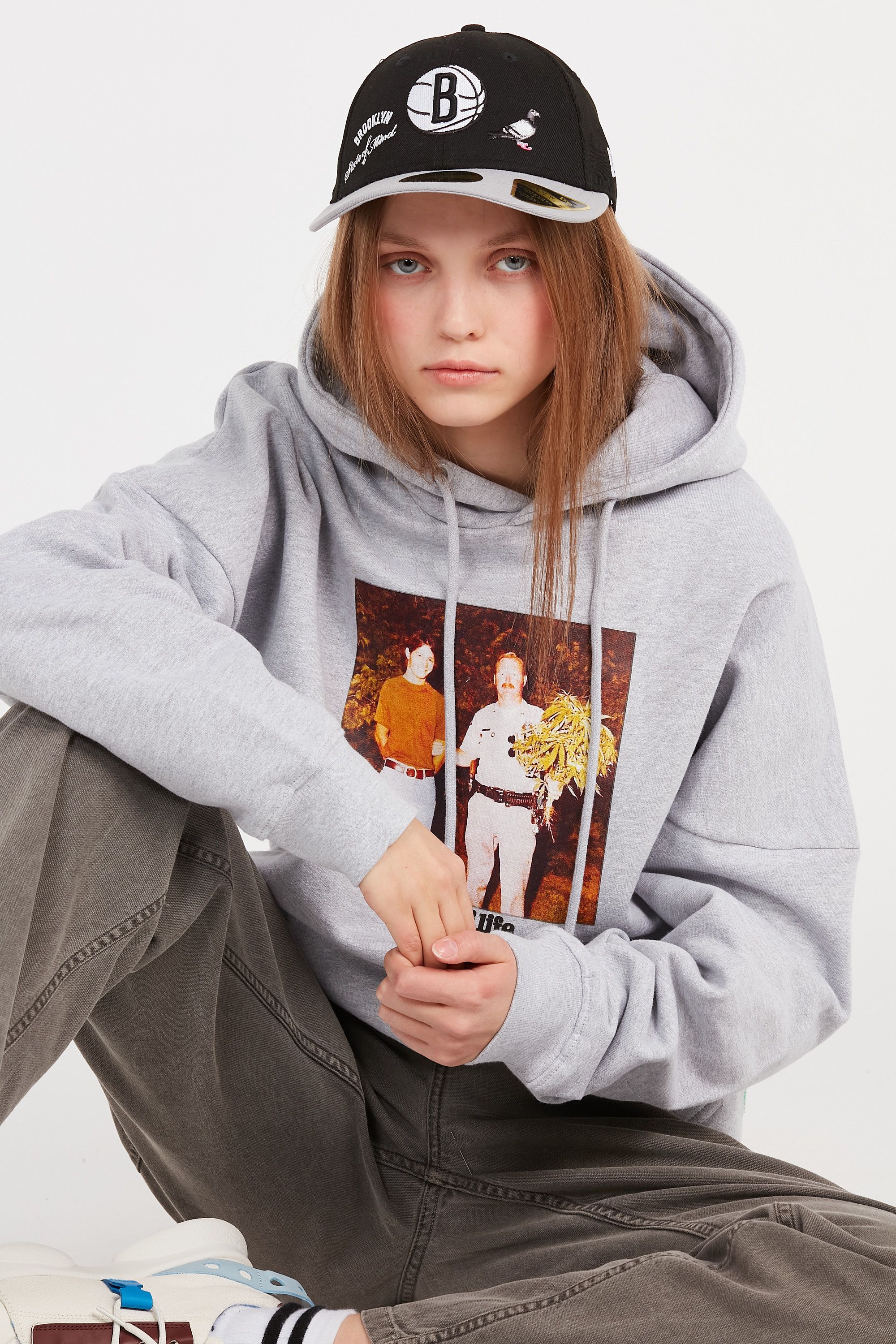 TEALER Hoodie HD FRIENDS Gris