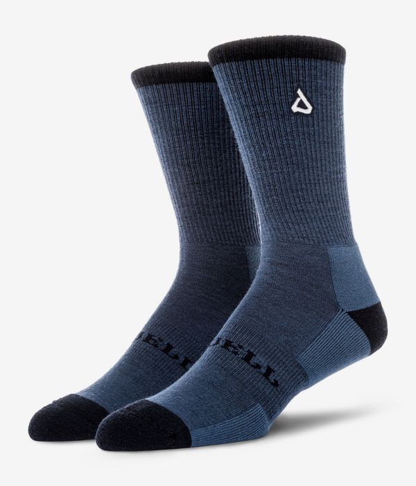 Anuell Merino Heathocks Socken US 6-13 (heather blue)