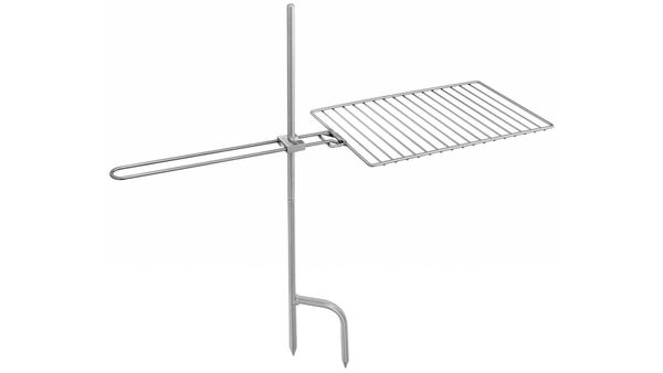 BRÄNDI 2.0 mobiler Grill aus Edelstahl inkl. Tasche  silber