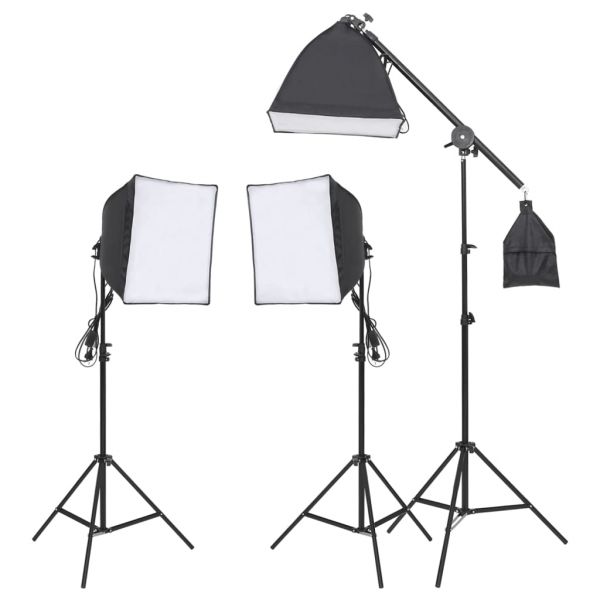 Conjunto de Iluminação para Estúdio com Tripé e Softbox - 190232