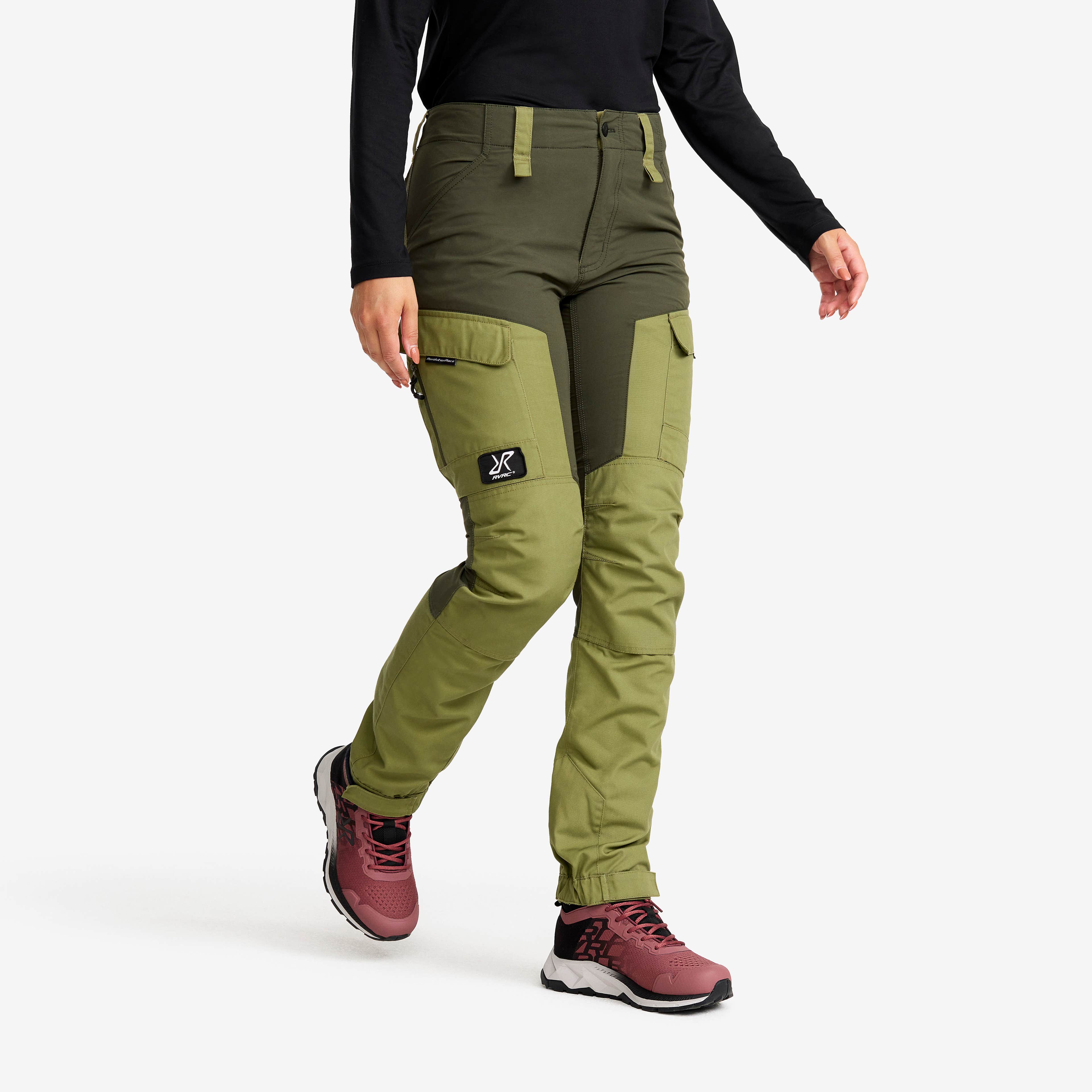 RVRC GP Pants Dame Deep Depths/Pine Green