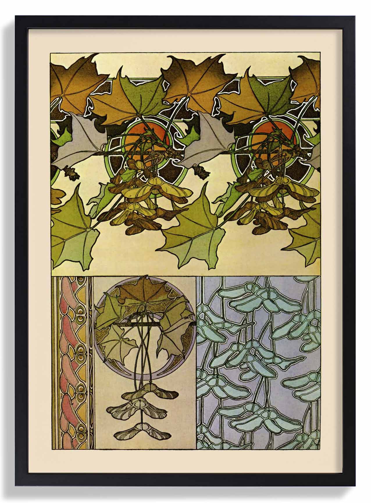 Eichenblätter von Alphonse Mucha