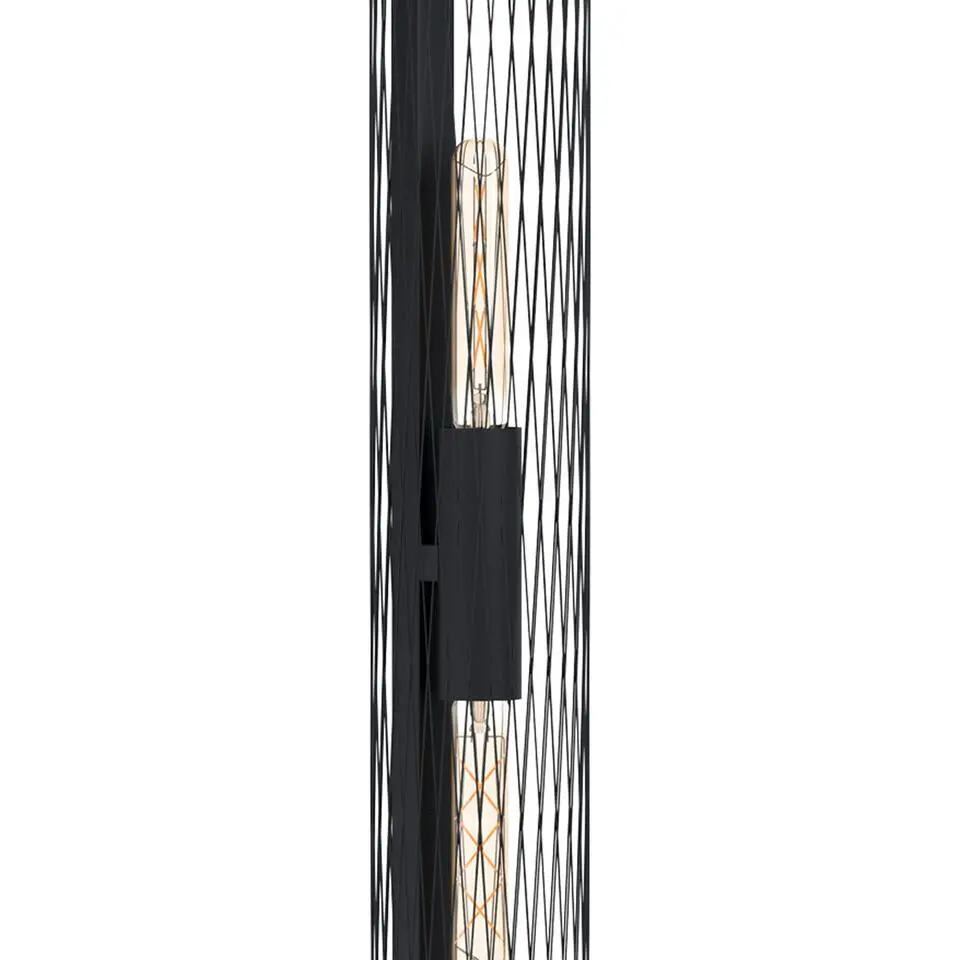EGLO Redcliffe Vloerlamp - E27 - 135,5 cm - Zwart