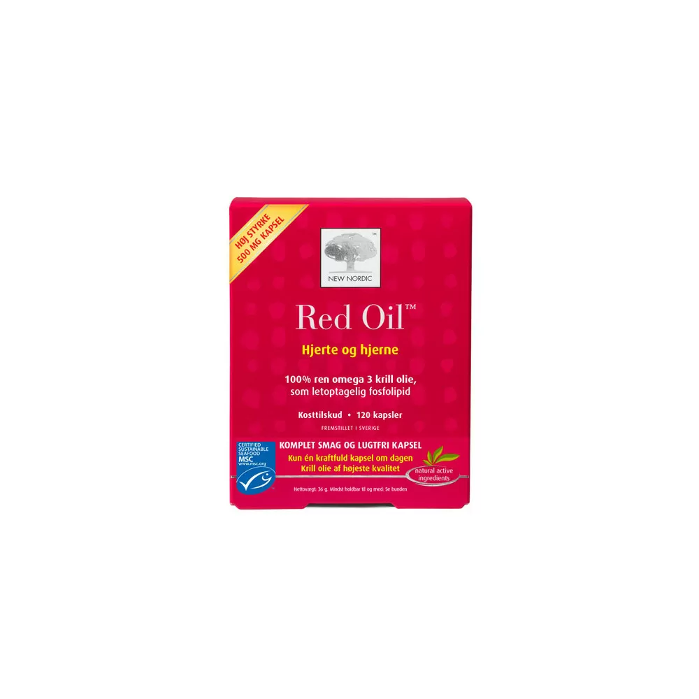 Red Oil Omega 3 Krill Olie - 120 kaps.