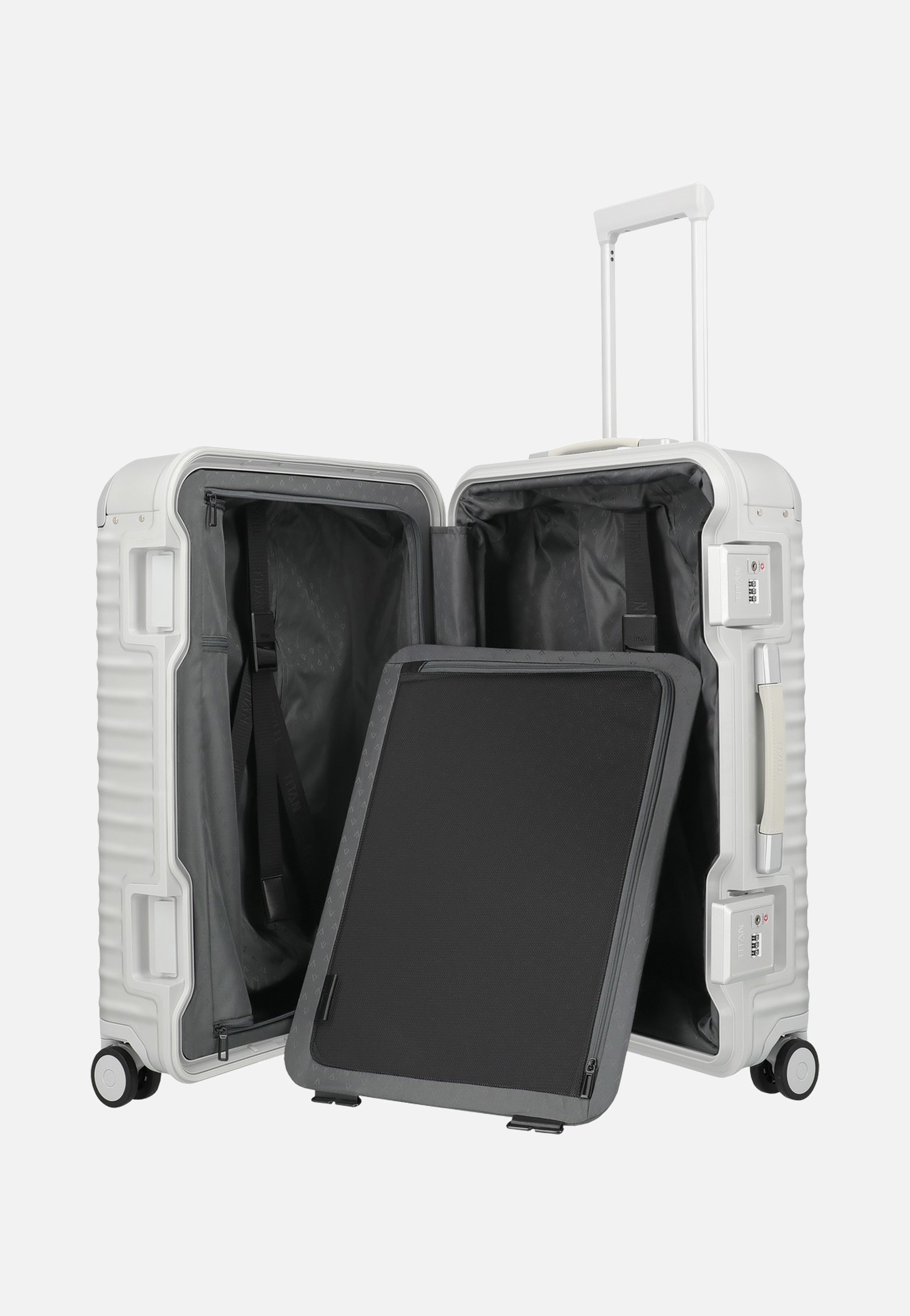 ETERNITY 4w Trolley M+ Silver - Koffer