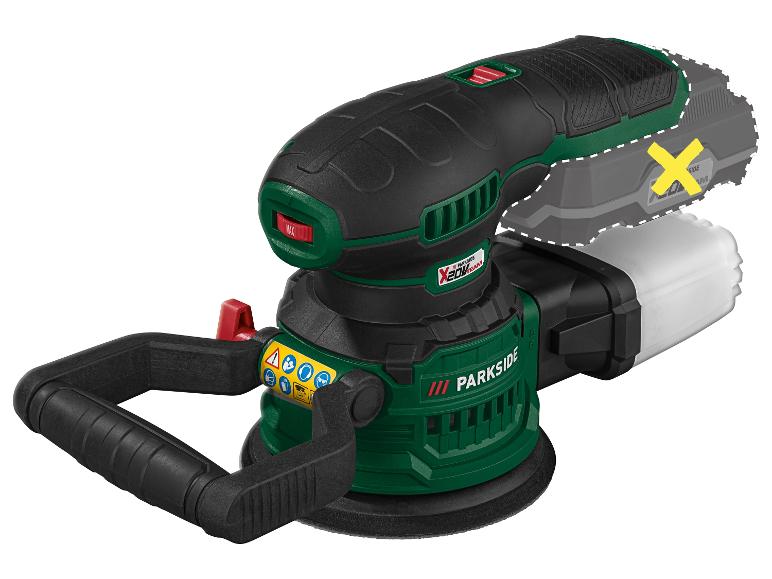 Excentrische accu-schuurmachine 20 V zonder accu en lader