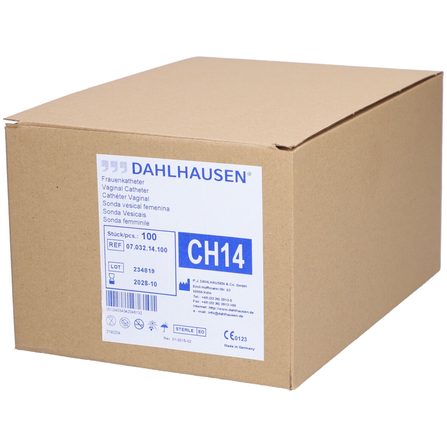DAHLHAUSEN® Frauenkatheter 18 cm