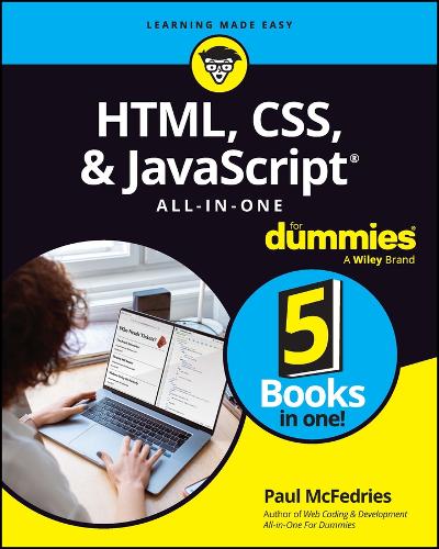 HTML, CSS, & JavaScript All-in-One For Dummies (Paperback)
