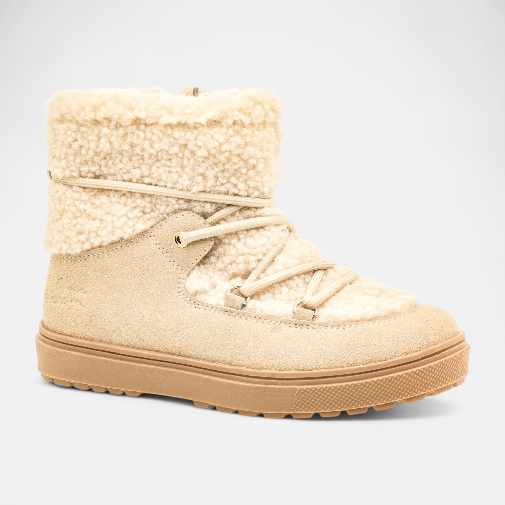 Bottines Fille beige