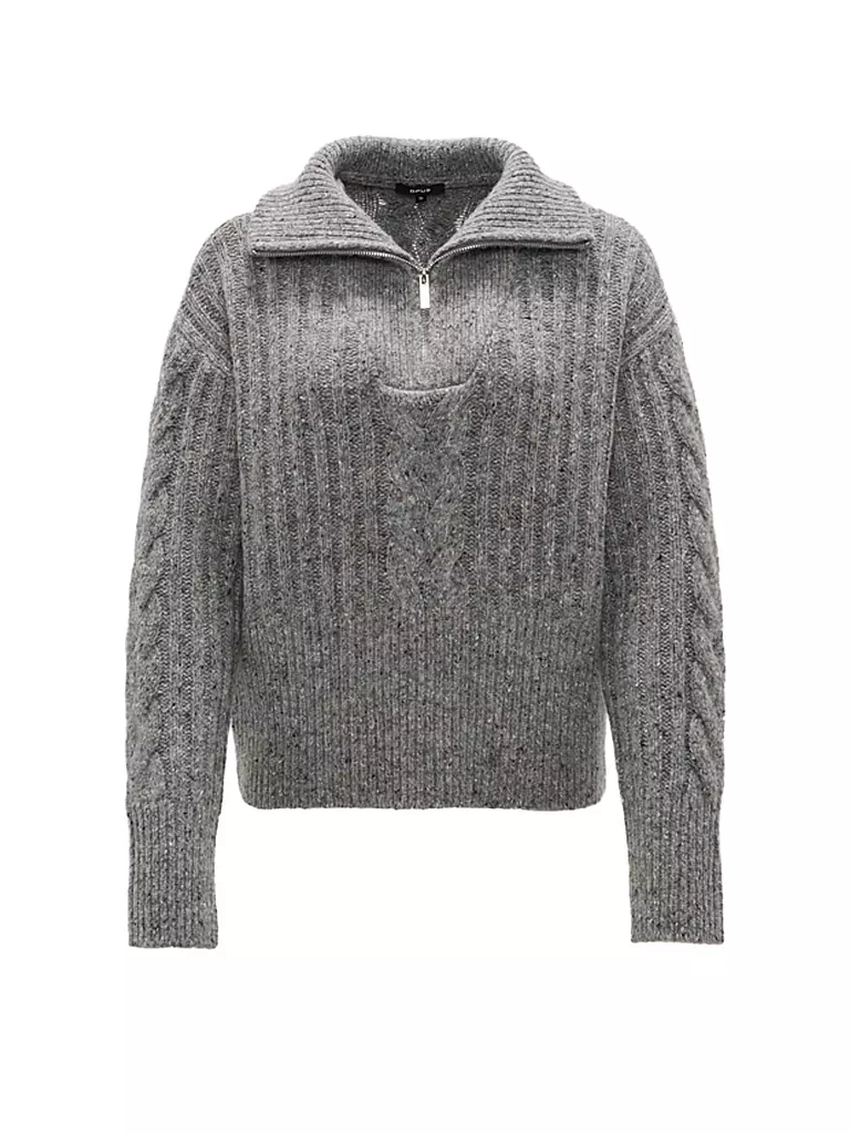 OPUS Toyer Pullover POPFY grau