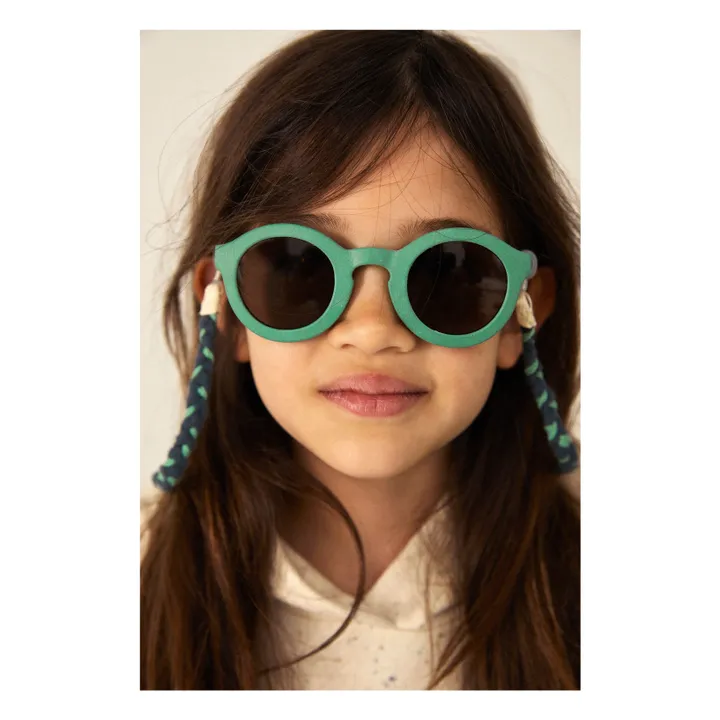 Cream Lunettes De Soleil Rondes Cream x Gray Label | Vert