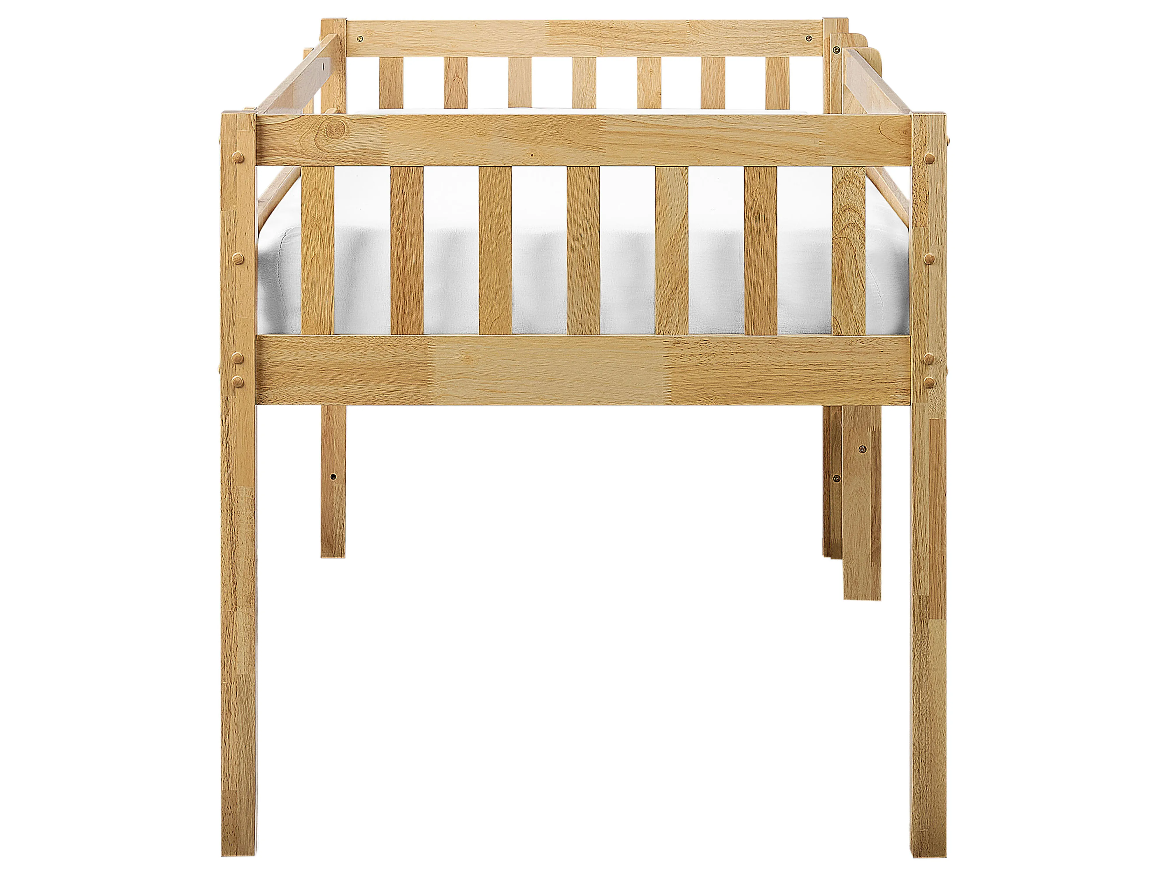 Verhoogd bed Hout PEIPIN 90 x 200 cm Lichtbruin
