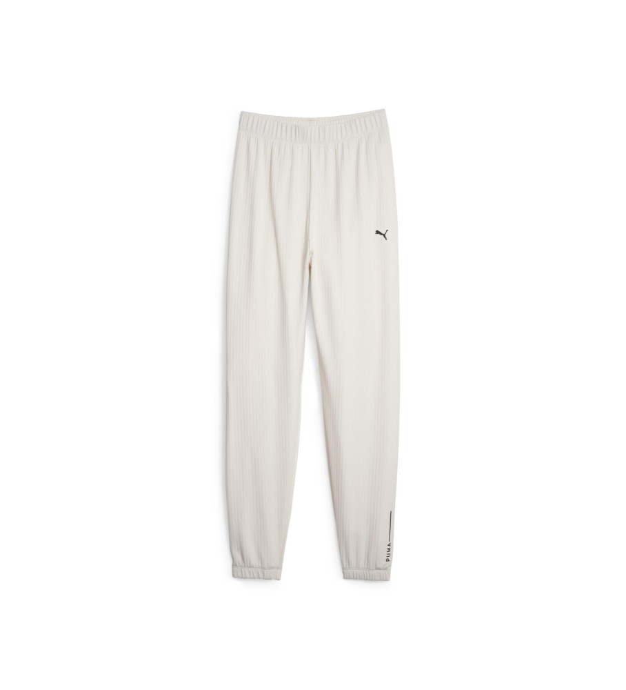 Calça Jogger Puma Unwind Studio, Branca
