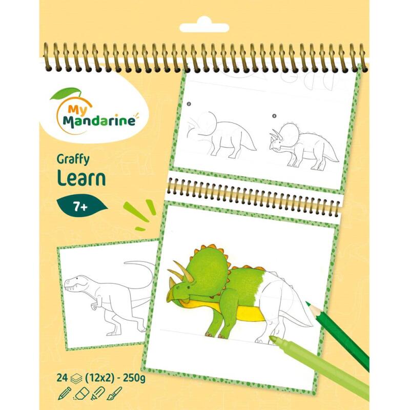 Graffy Learn, Dinosaures - Jaune