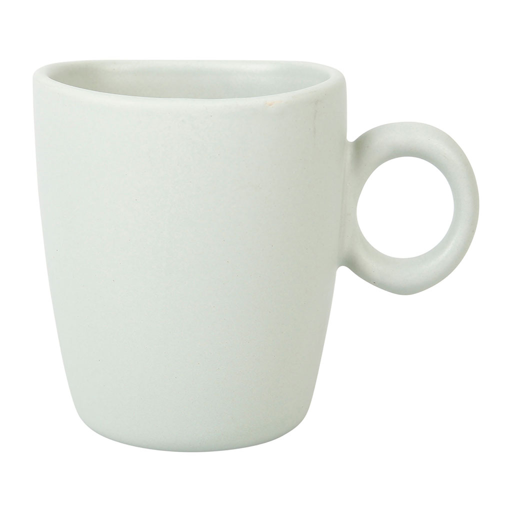 Tasse à café grès RONDO noir 11cl - LETHU