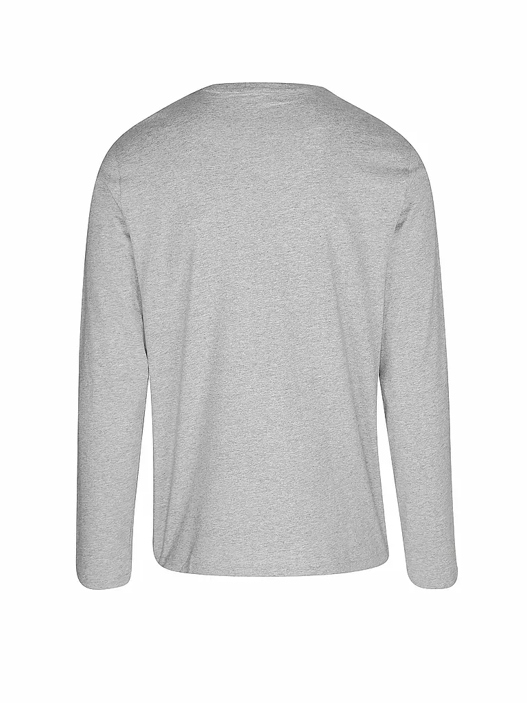 POLO RALPH LAUREN Pyjama Langarmshirt  grau