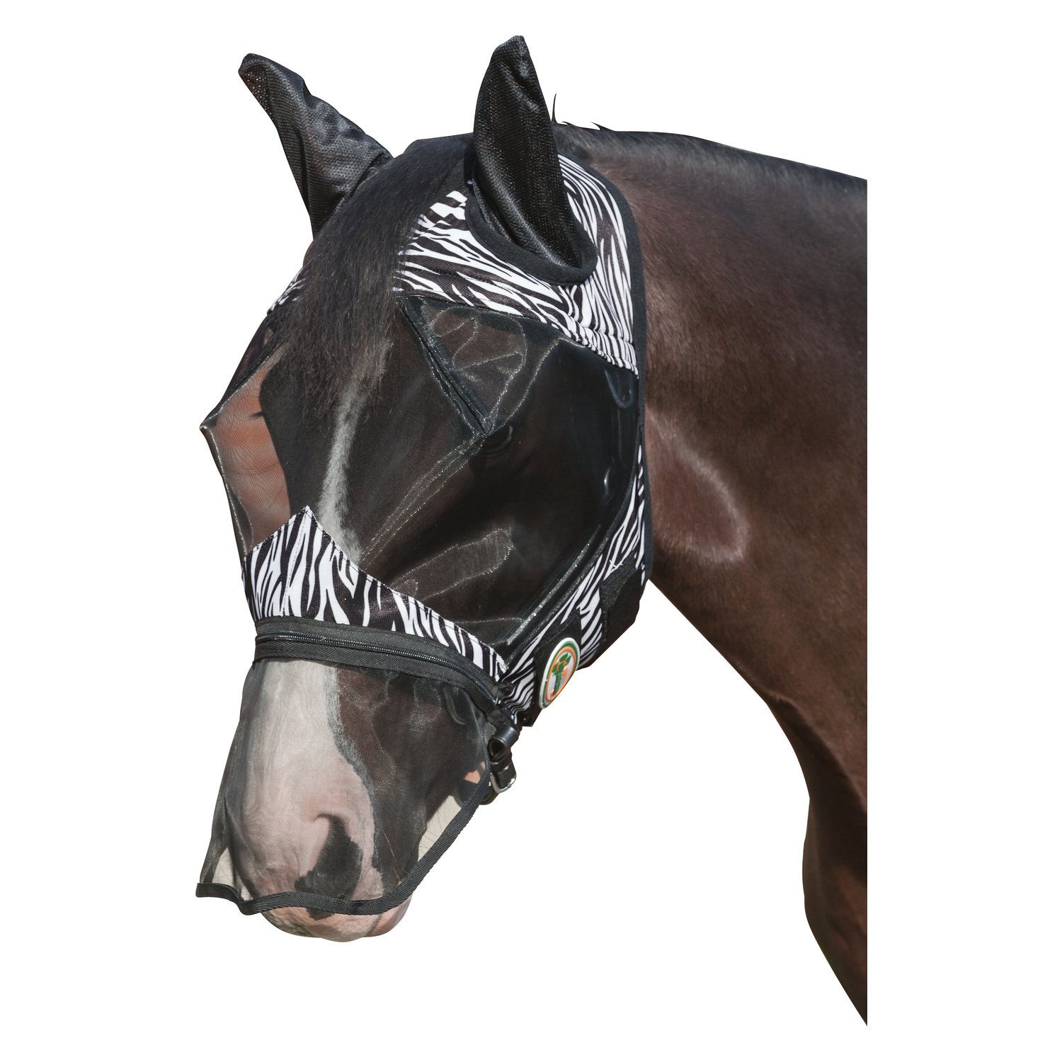 IRISh INNOVATION Fliegenmaske 2 in 1  - zebra