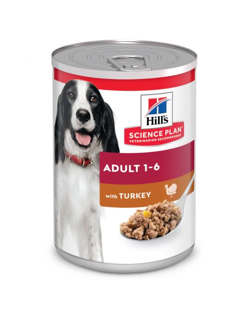 Hill's Canine Blik Adult - Hondenvoer - Kalkoen 370 g