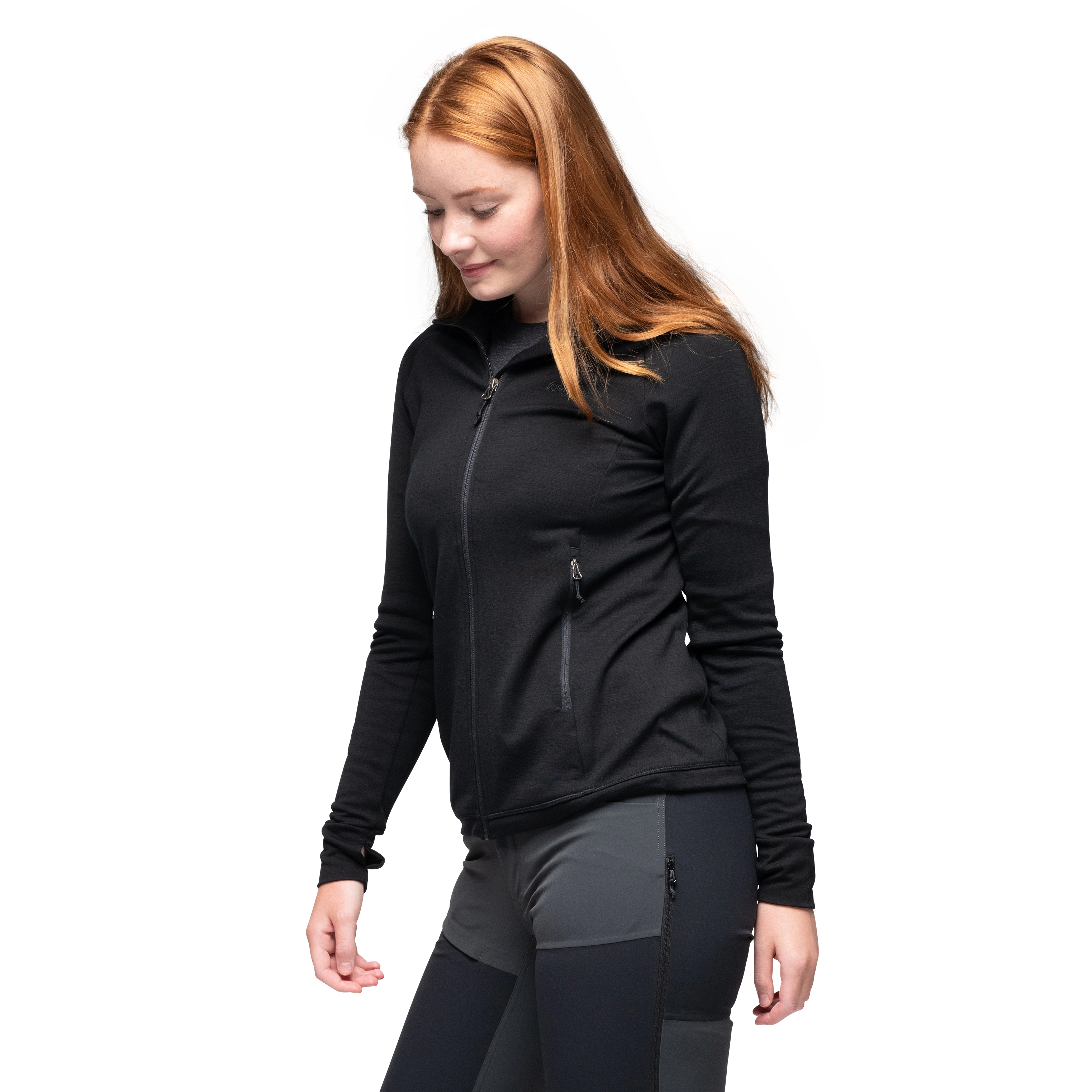 Ulstein Wool Hood W Jacket Black