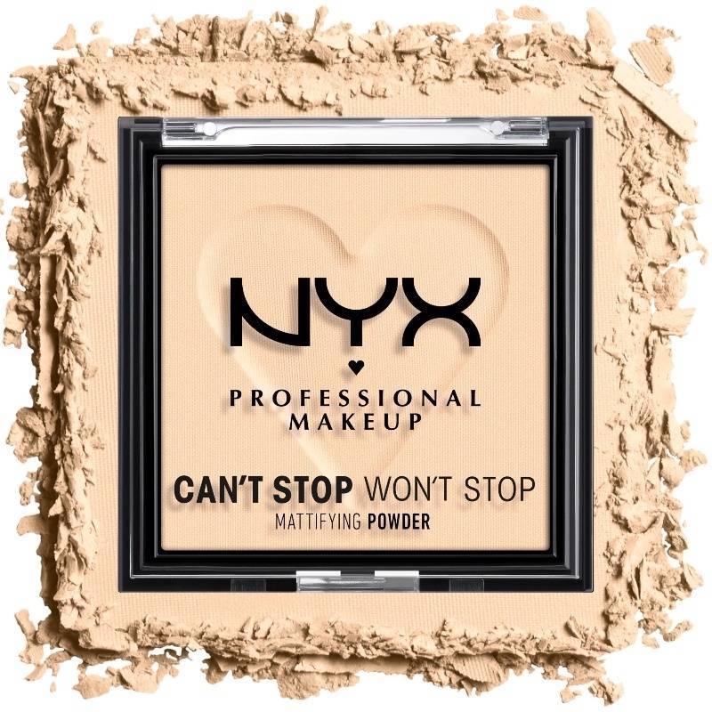 NYX Prof. Makeup Can't Stop Won't Stop Mattifying Powder 6 gr. - Fair