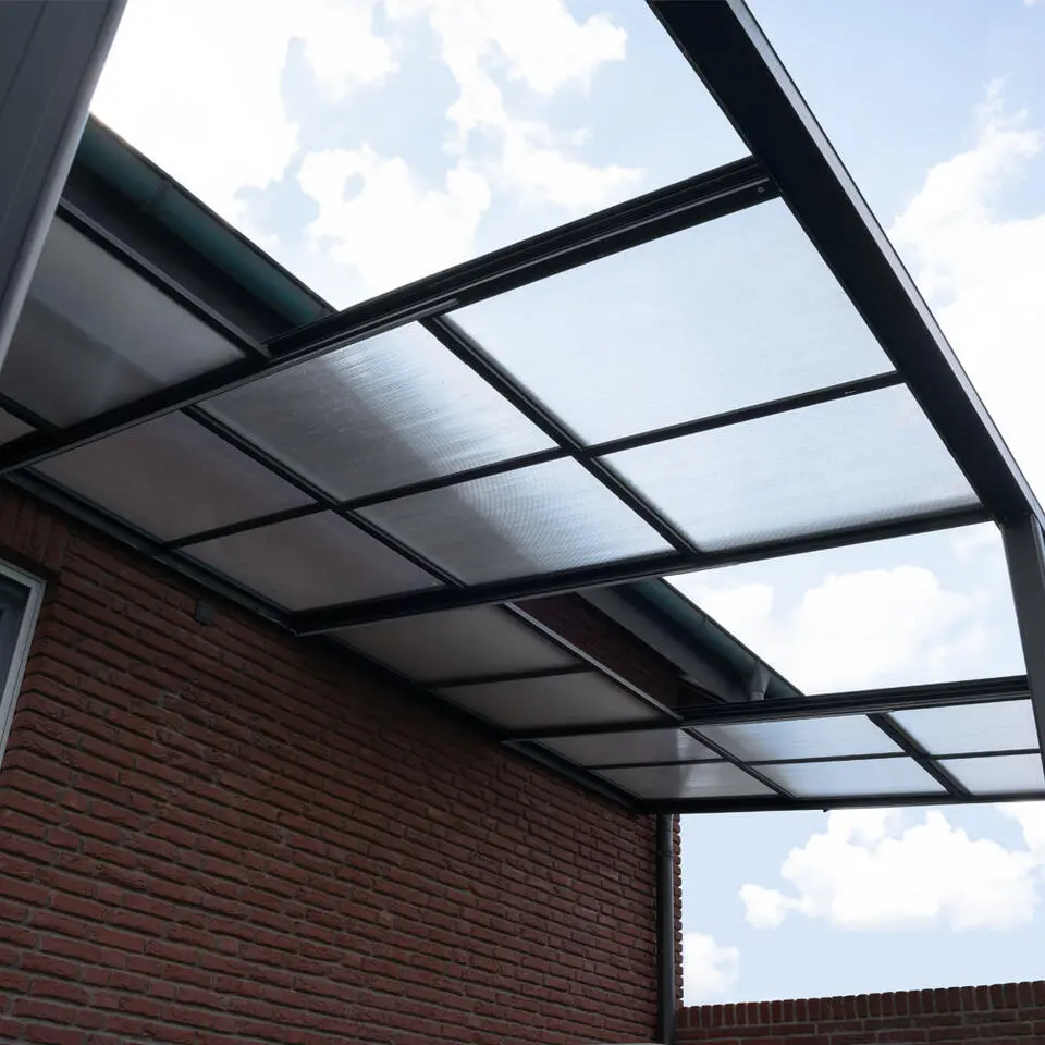 HOME DELUXE SOLIS DELUXE terrasoverkapping grijs 579 x 295 x 233 / 272 cm