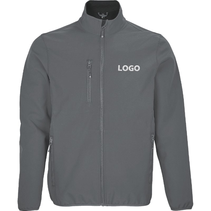Veste zippée manches longues publicitaire 270 gr/m² Sol's - marquage broderie