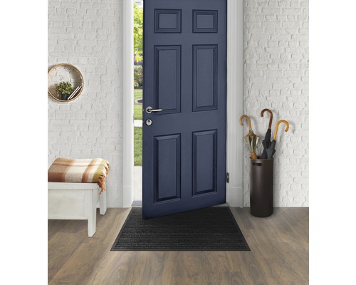Duurzame repmat zwart 60x90 cm