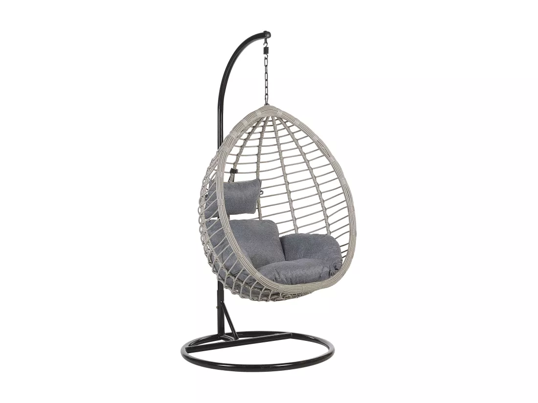 Fauteuil suspendu avec support TOLLO Gris