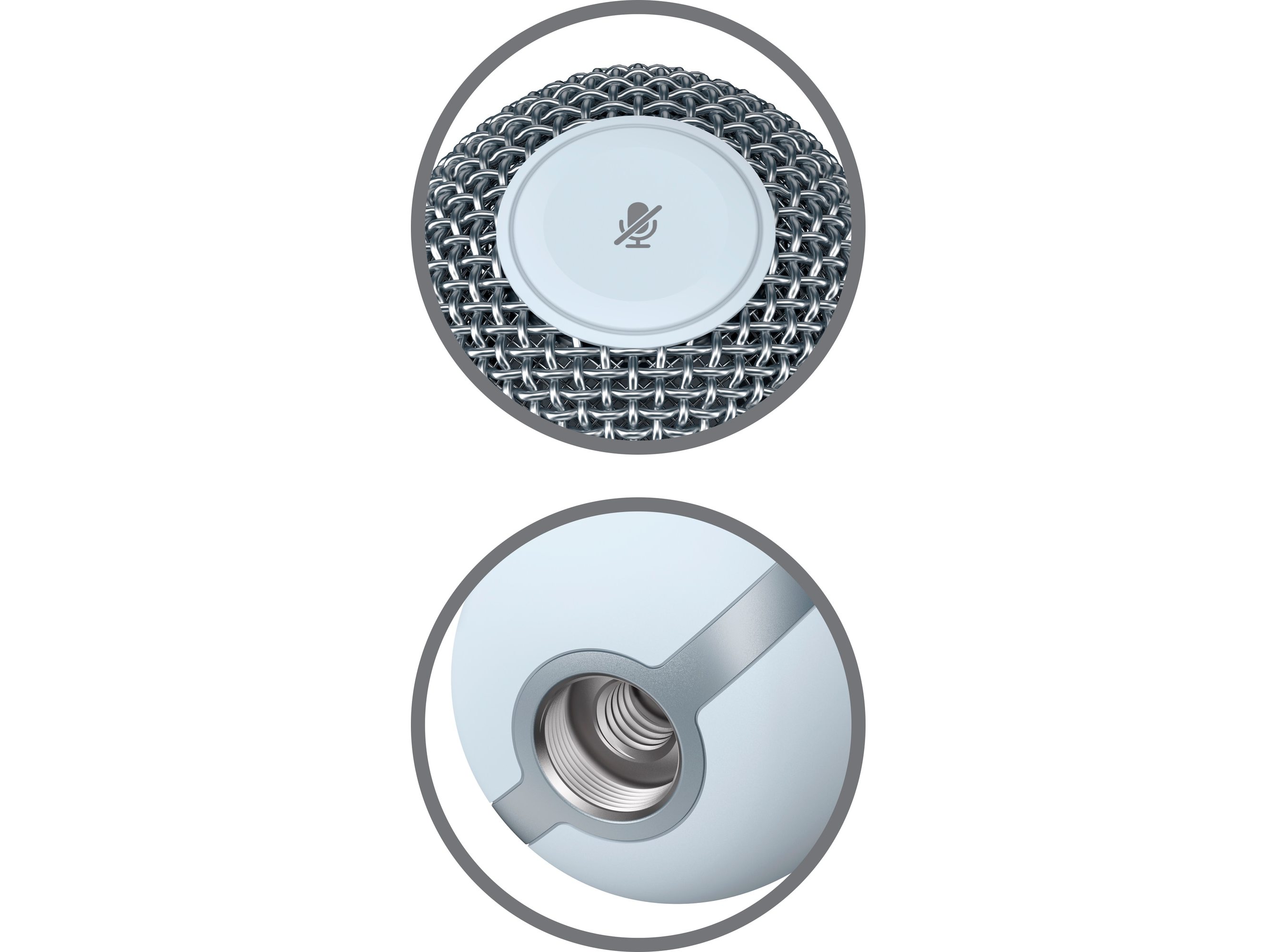 MICROFONE HYPERX 519T2AA USB/BRANCO