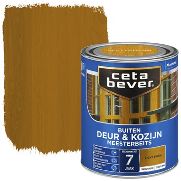 CetaBever Meesterbeits Deur & Kozijn zijdeglans transparant licht eiken 750 ml