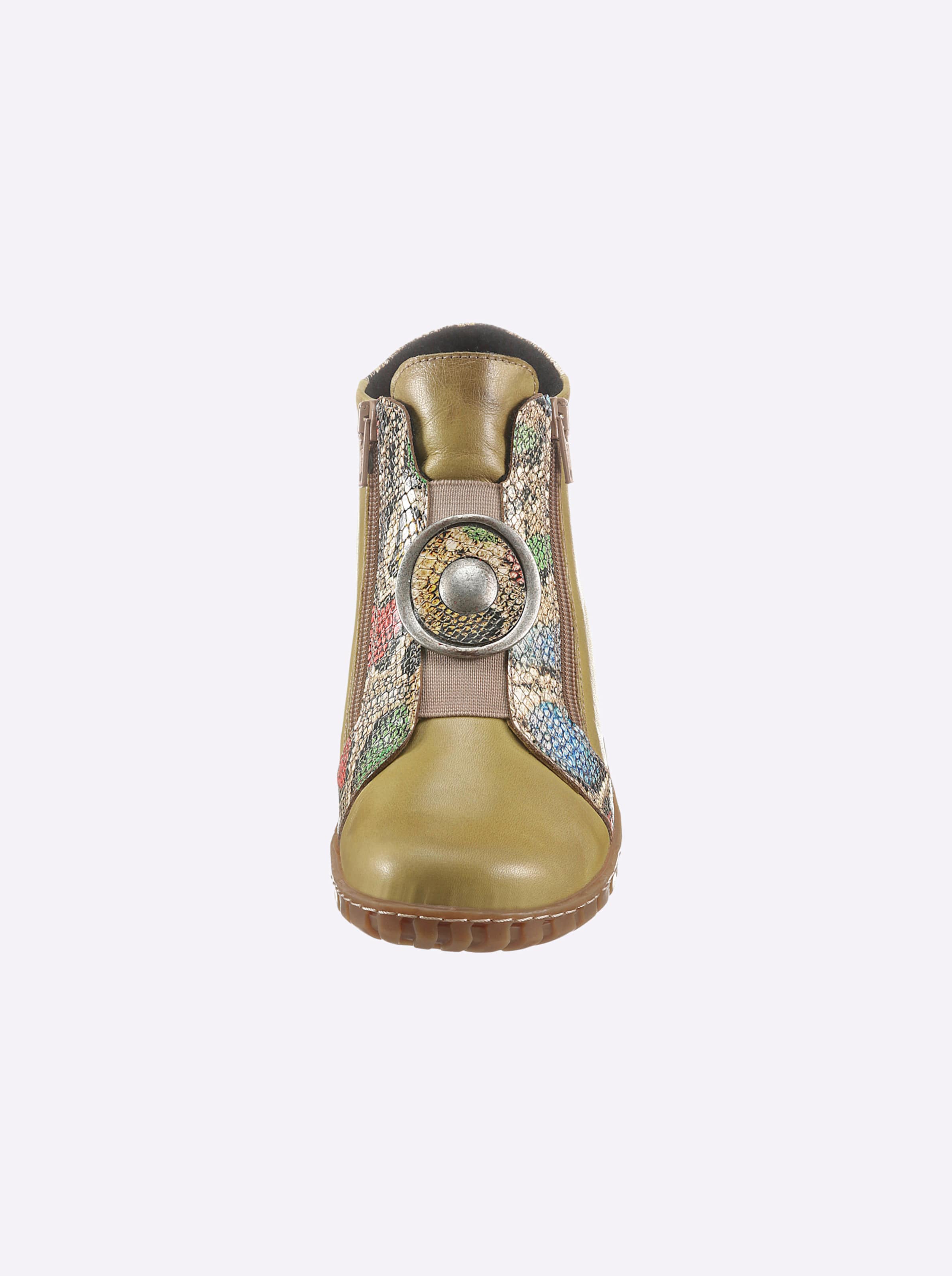 Gemini Stiefelette in oliv