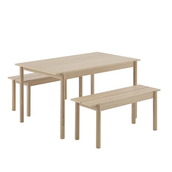 Muuto - Linear Wood Bank 110 x 34 cm, Eiche