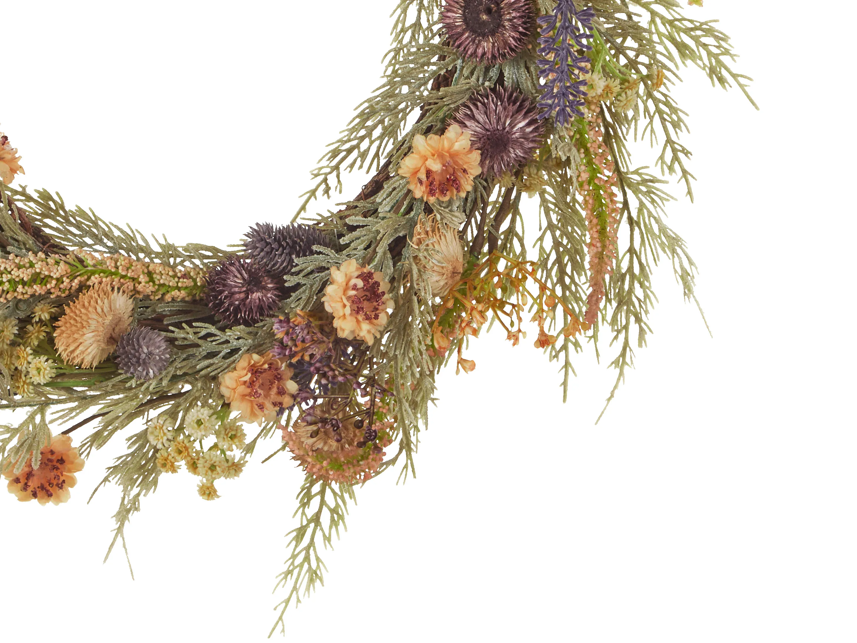 Decoratieve krans CAMRUN 45 cm Groen