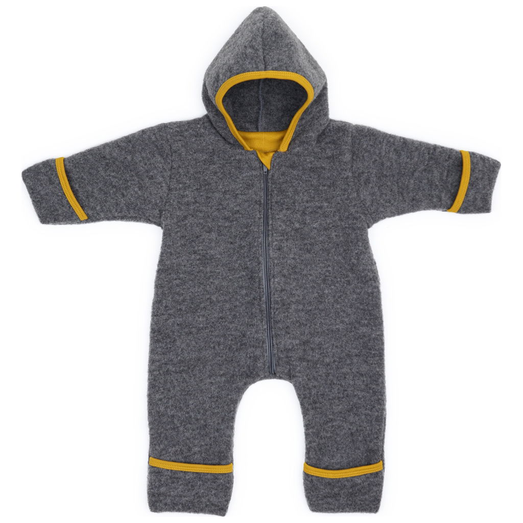 Liebes von PriebesLiebes von Priebes   BIO Merinowollefleece Overall Henry senf 50-56