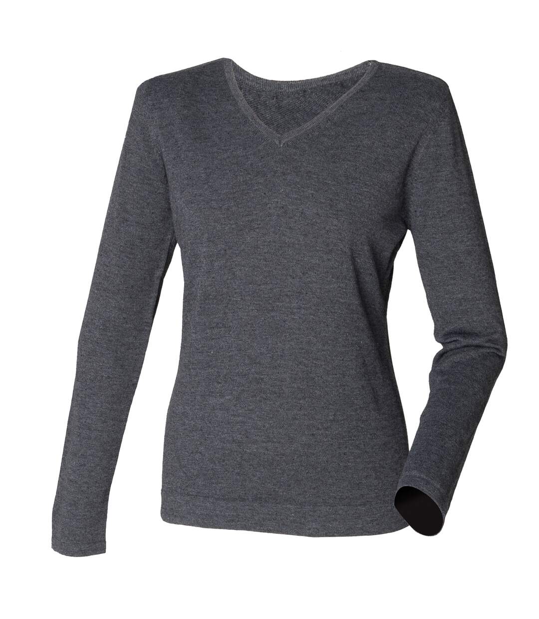 Henbury - Pull à col en V - Femme (Gris marne) - UTRW660
