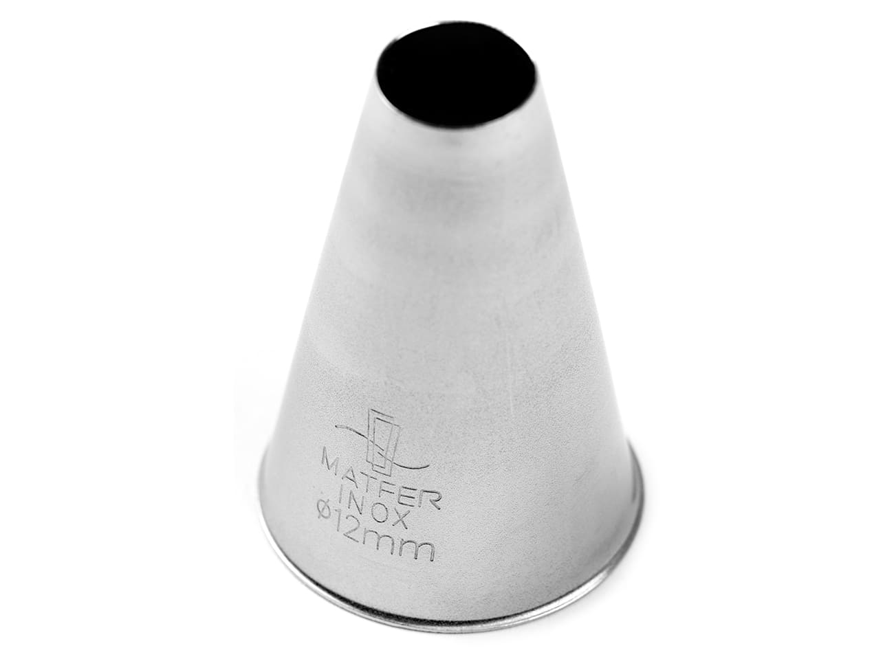 Douille pâtisserie unie - inox - Ø 1,2 cm - Matfer