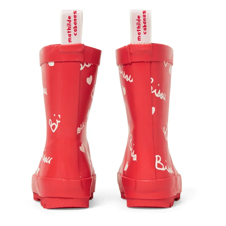 Mathilde Cabanas Bottes de Pluie | Rouge