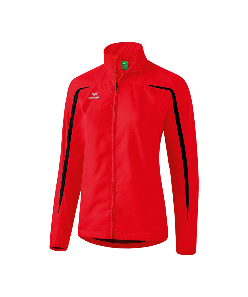 Erima Laufjacke Damen Rot Schwarz