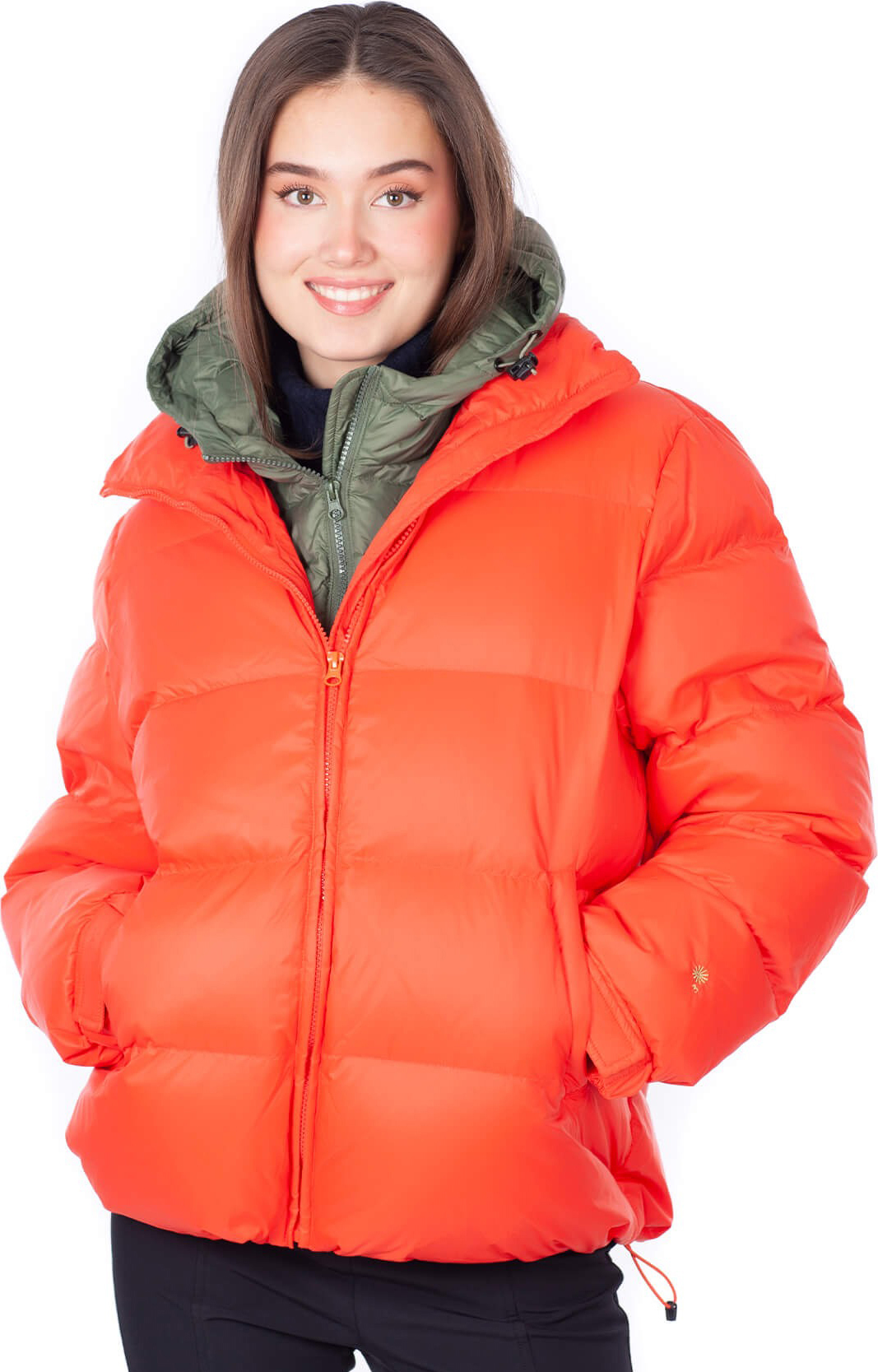 Atlas Down Jacket Dame Red Coral