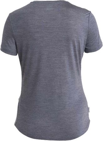 SPHERE III Damen-Merino-Kurzarmshirt  midnight navy hthr  S