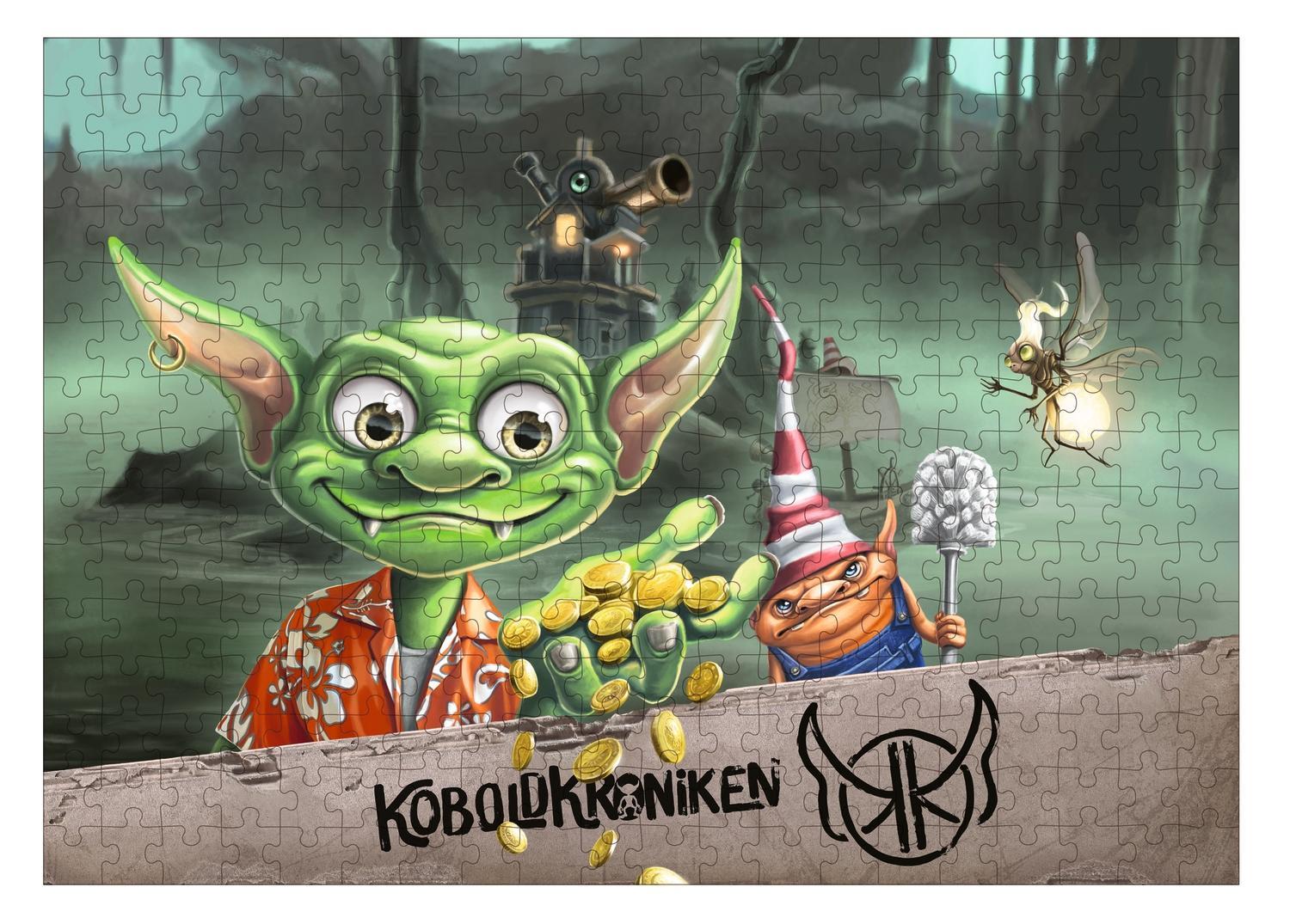KoboldKroniken. Puzzle im Buch. Voll verheinzelt. 300 Teile