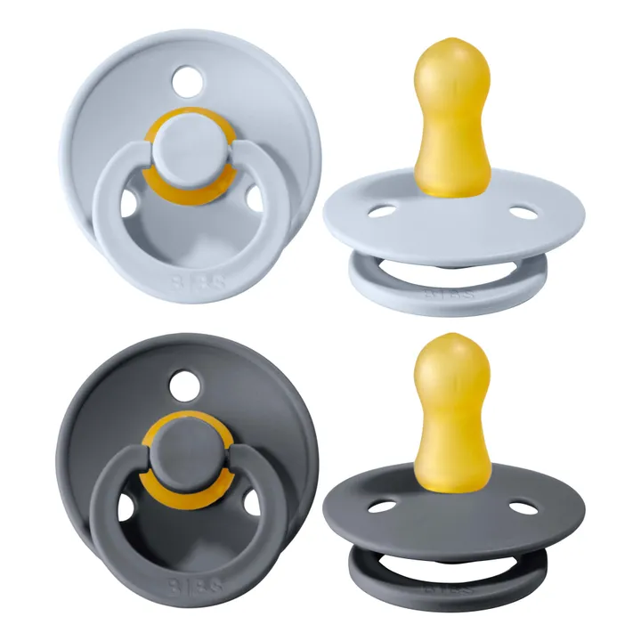 Bibs Tétines en caoutchouc naturel - Set de 2