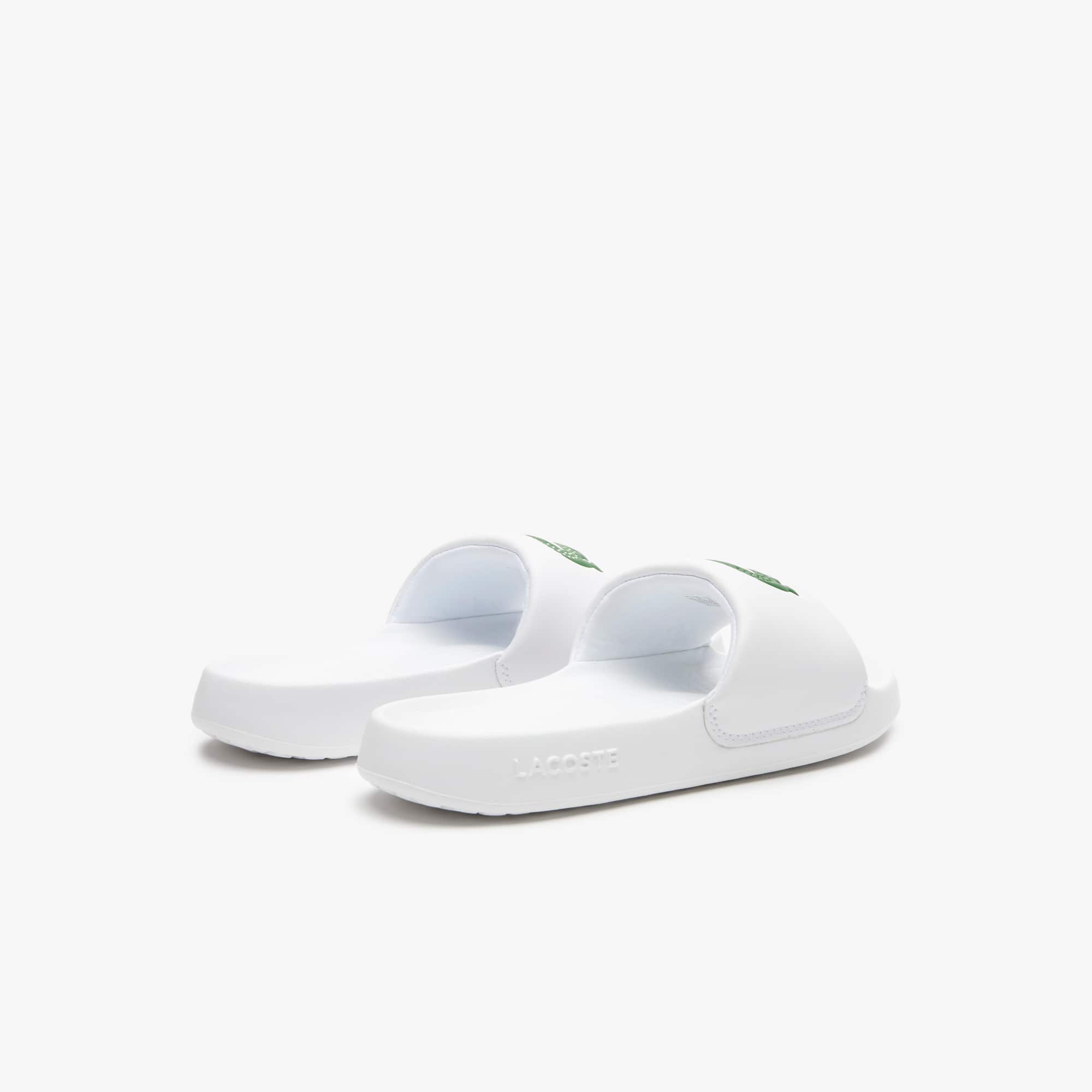 Claquettes Croco 1.0 femme Lacoste en synthétique Claquettes & Sandales - Blanc - Lacoste - Femme