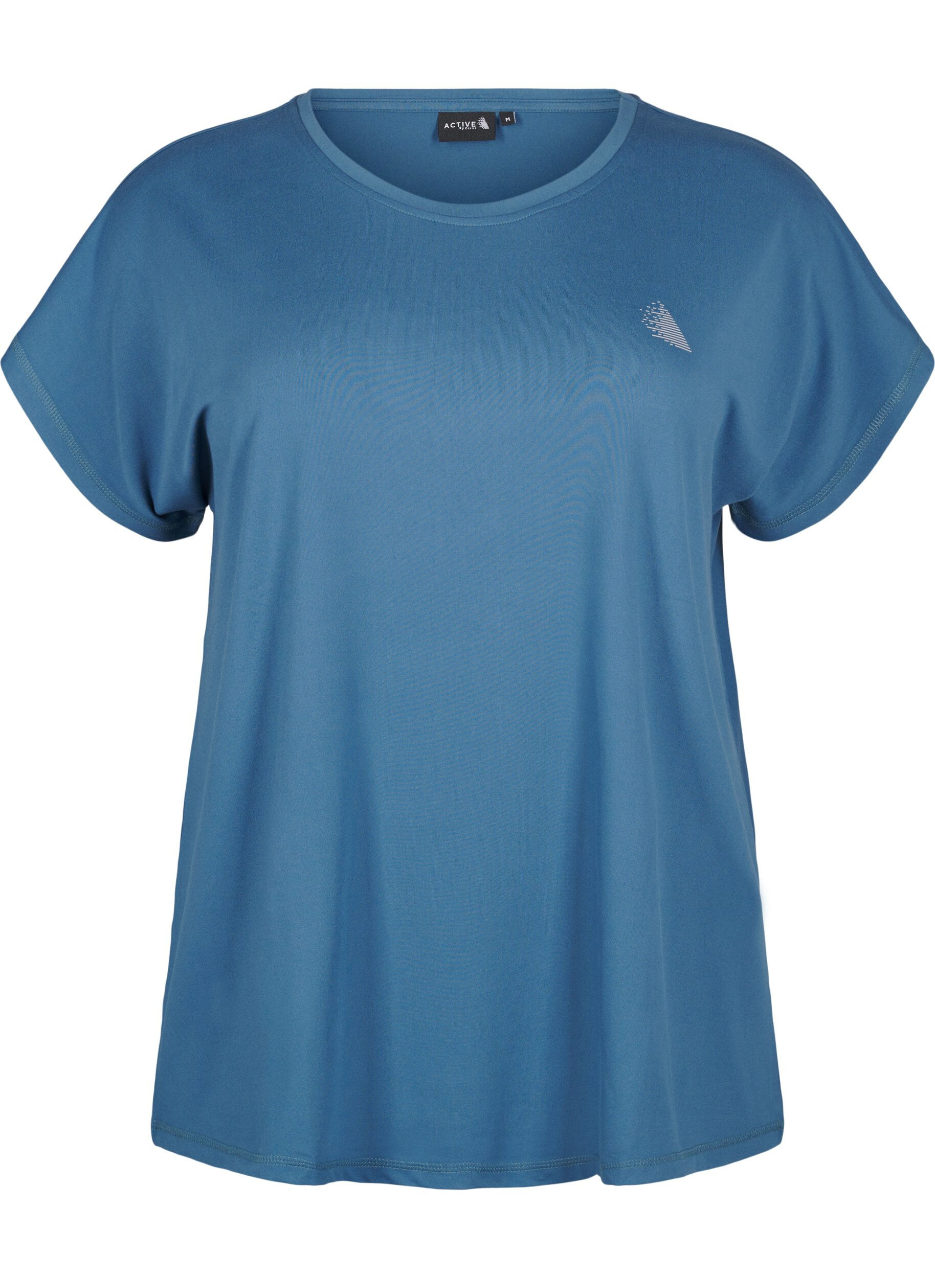 Ensfarvet trænings t-shirt